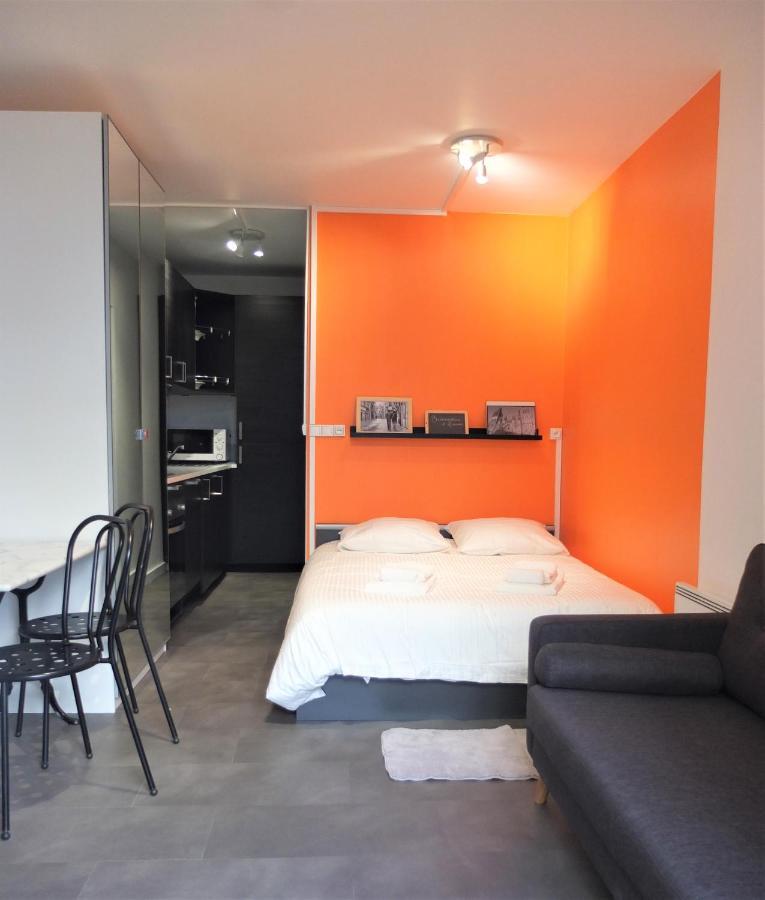 Studio tout équipé - 300m gare Rouen Extérieur photo